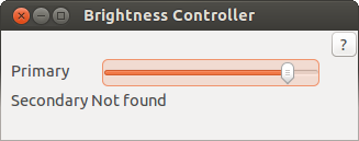 Brightness Controller for Ubuntu displays