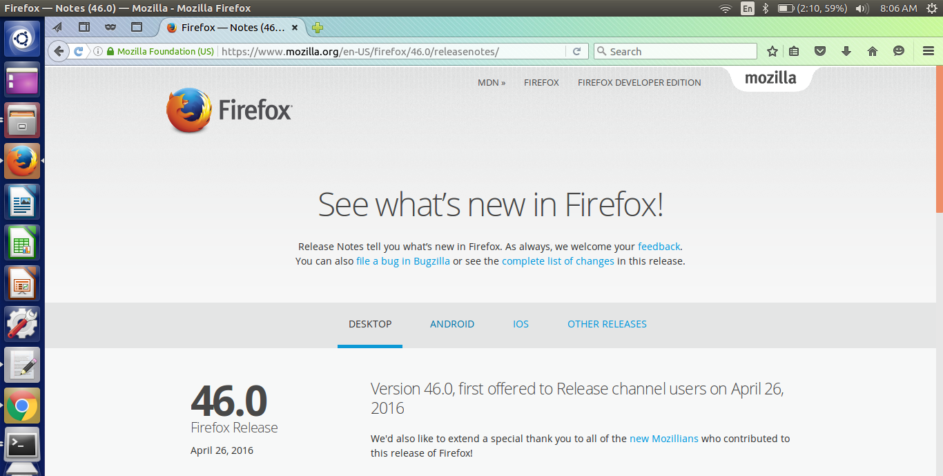 firefox 46.0