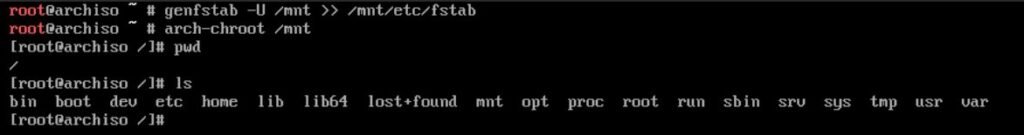 Packages installed - Install Arch Linux