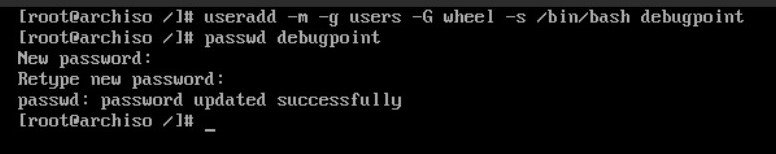 create user
