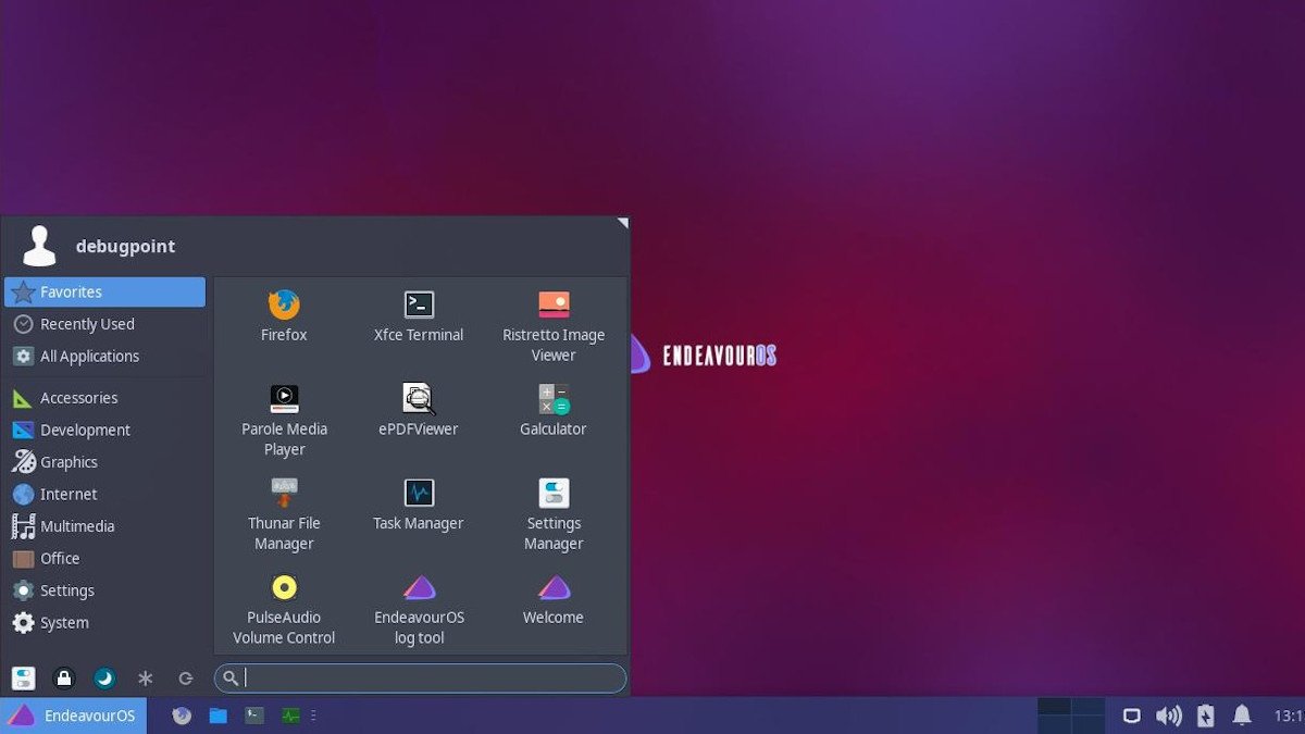 EndeavourOS Release Brings Latest Xfce 4.16, i3 Setup and More