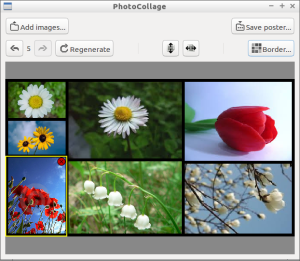 Create Collage in Ubuntu Using PhotoCollage