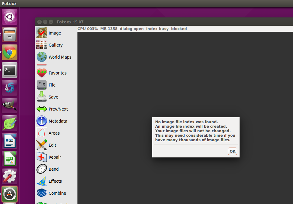 fotoxx 15.07 Running in Ubuntu