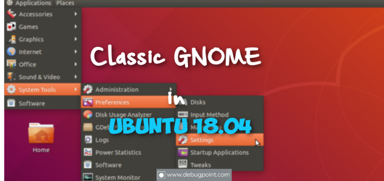 gnome classic Archives - DebugPoint.com