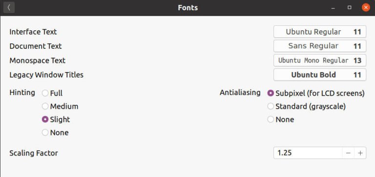 3 Ways to Increase Desktop Text Size in Ubuntu 20.04
