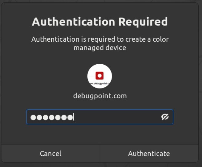 Authentication Prompt