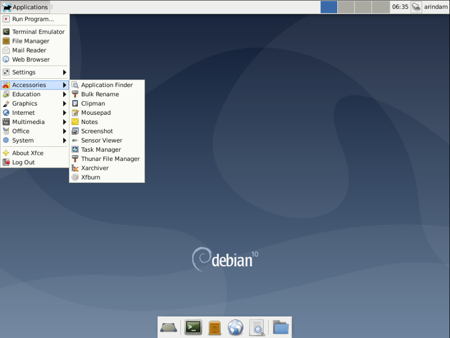 Debian 10 Buster (Xfce) - After Installation