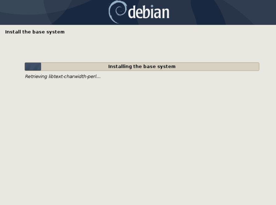 Start the Debian 10 Buster Installation