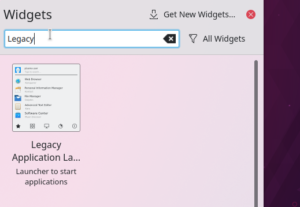 How to Enable Legacy Kickoff Menu in KDE Plasma 5.21