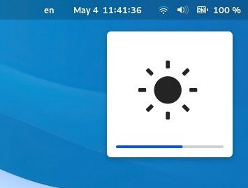 GNOME 40 OSD