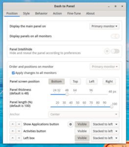 Dash to Panel Extension is Now Available for GNOME 40