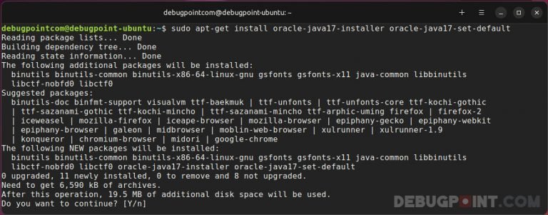 How to Install Java 17 in Ubuntu 22.04, 22.10, Linux Mint 21