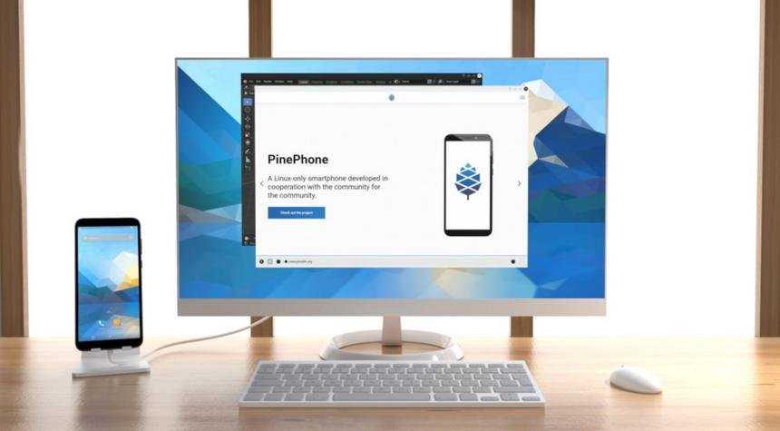 PinePhone Pro with external display