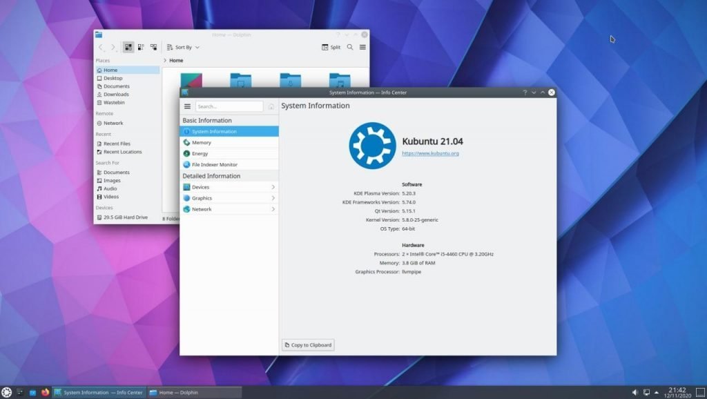 Kubuntu Desktop