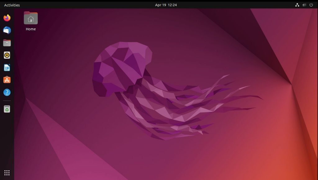 Ubuntu 22.04 LTS Desktop (GNOME)