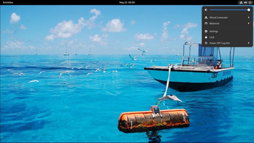 Fedora 36 Workstation Desktop