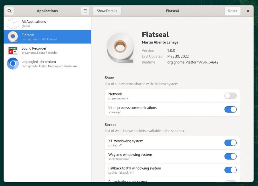Flatseal App