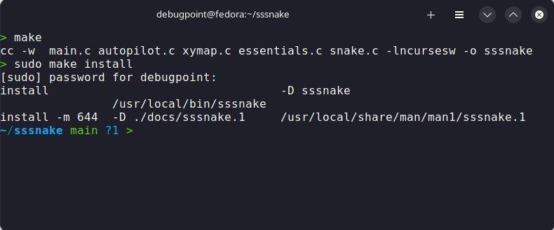 Enjoy the Classic Snake Game in Your Linux Terminal