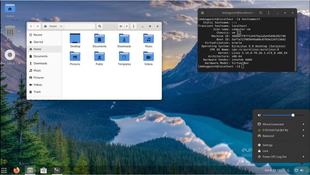 EuroLinux Desktop 9.0