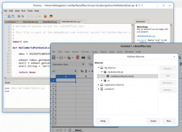 Write Your First Python Macro in LibreOffice