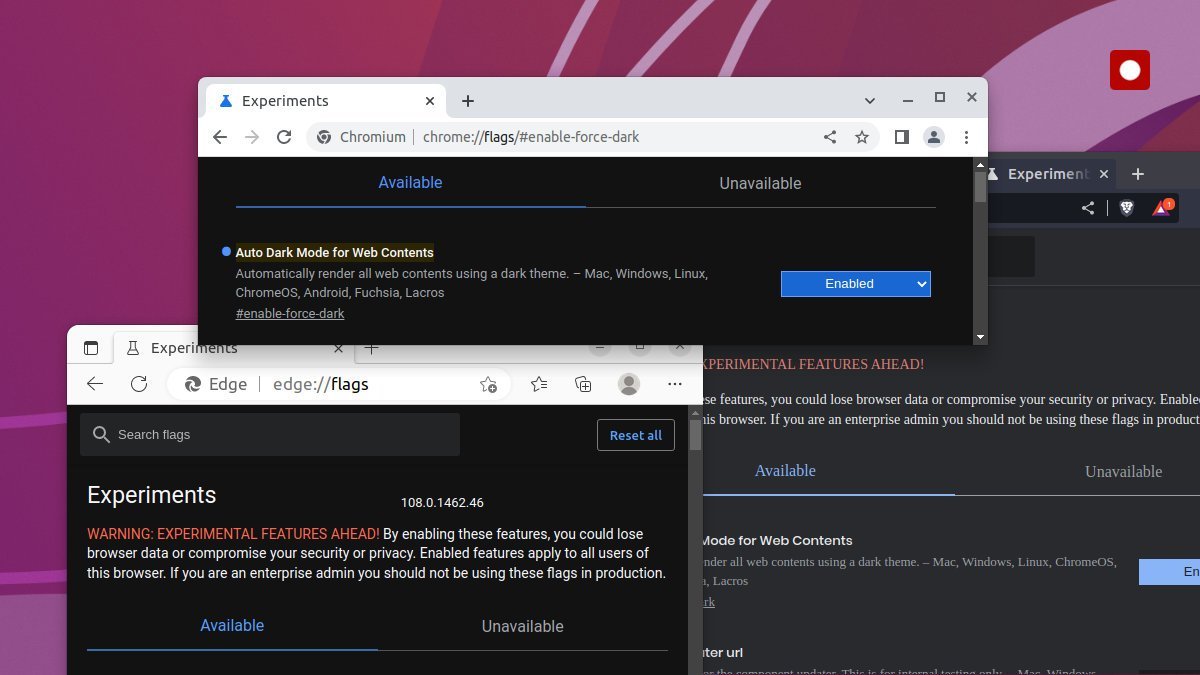 How to Force Auto Dark Mode in Chrome and Chromium