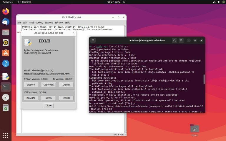 How to Install IDLE Python IDE in Ubuntu and Other Linux