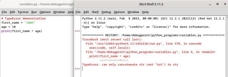 Variables in Python: Concepts with Examples