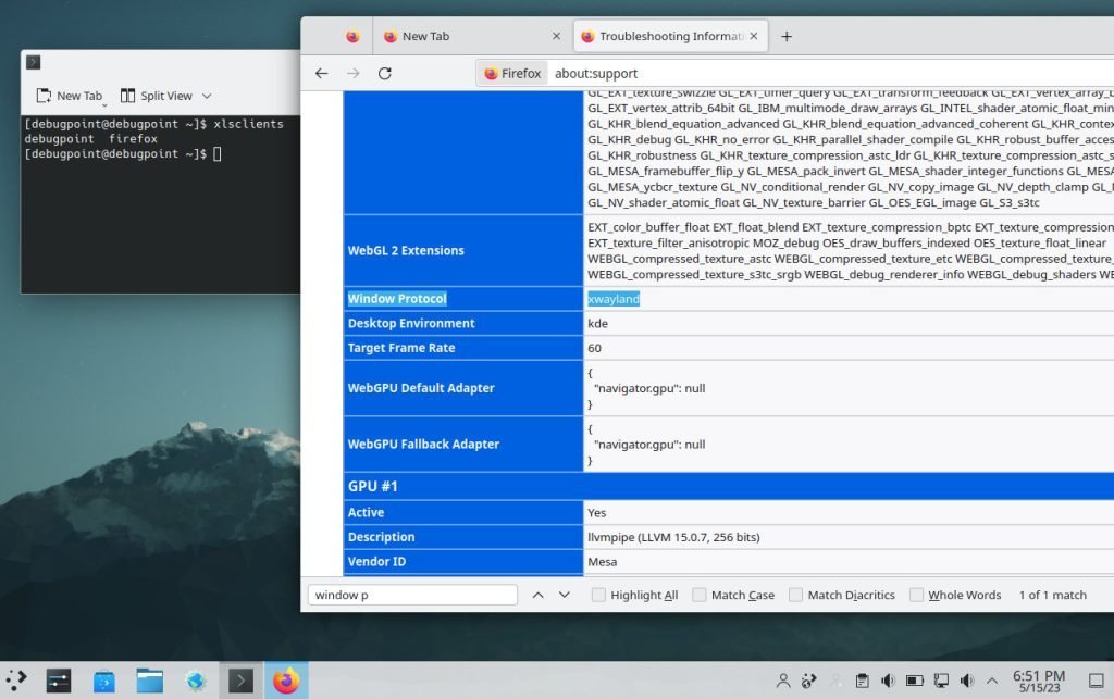 Firefox is using xwayland in KDE Plasma with Arch