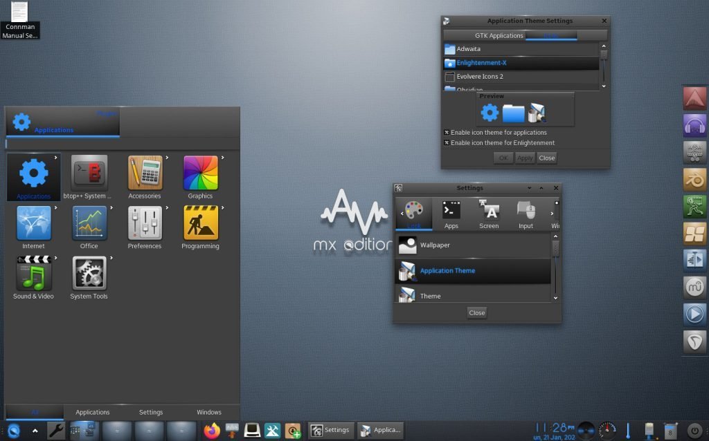 AV Linux 23 - Enlightenment desktop