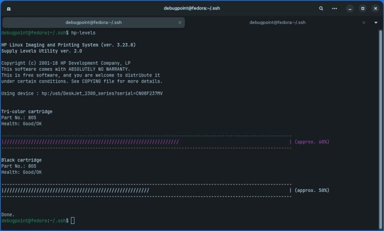 How to Check Printer Ink Levels in Linux
