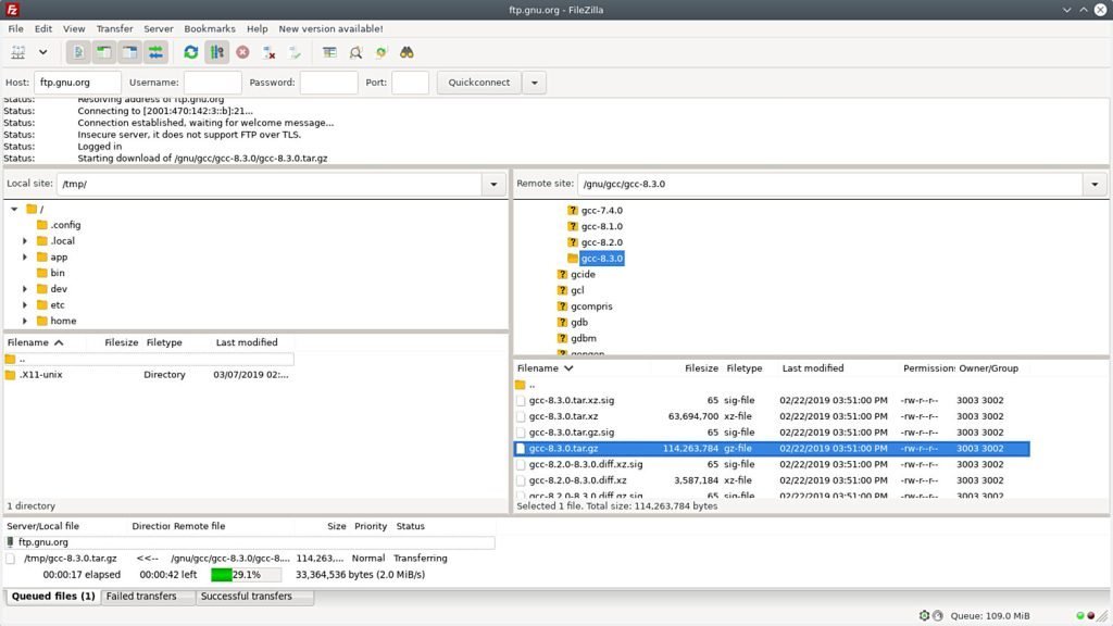 Filezilla