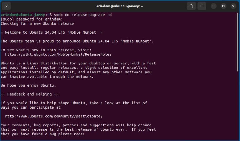 Upgrade to Ubuntu 24.04 