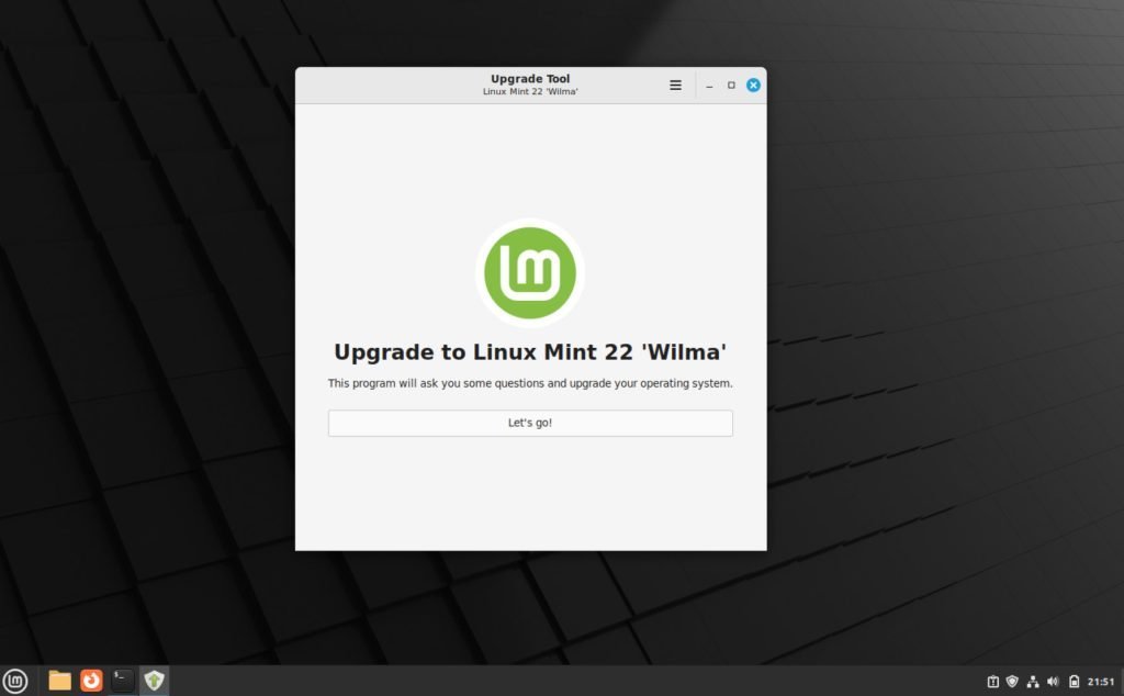 Upgrade to Linux Mint 22 from 21.3