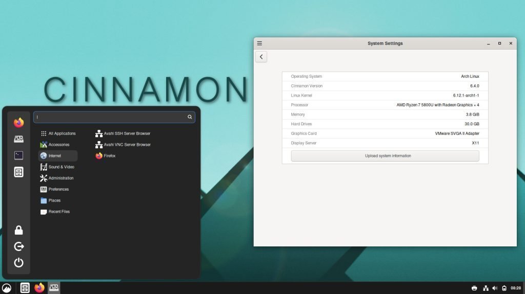 Cinnamon 6.4 Desktop
