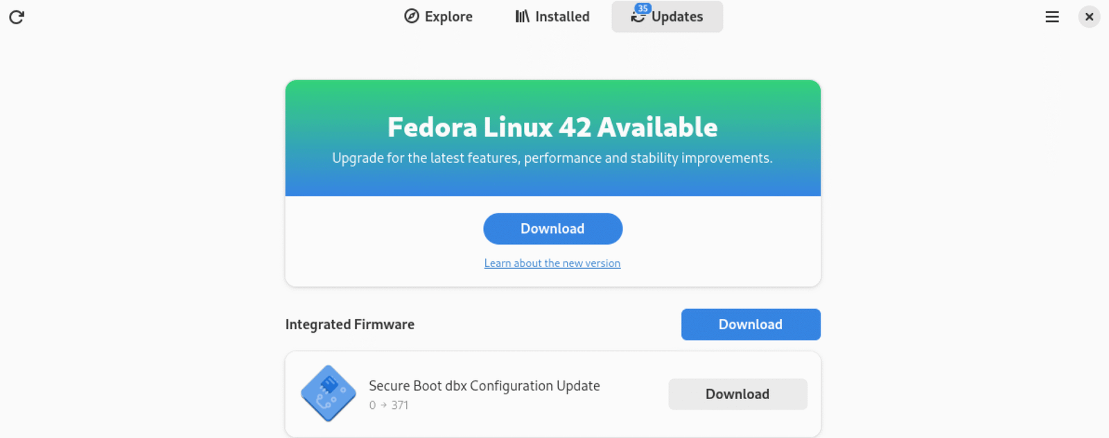 Upgrade to Fedora 42 from Fedora 41 Workstation (GUI and CLI)