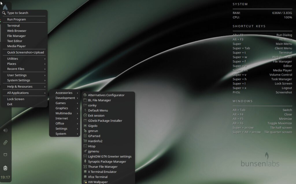 BunsenLabs Carbon Desktop