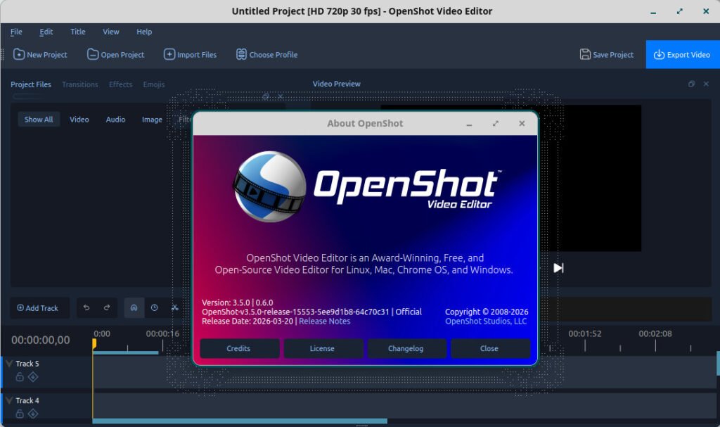 OpenShot 3.5