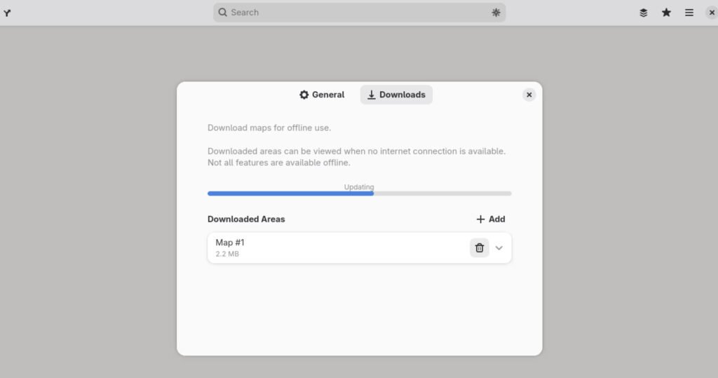 Offline Maps download